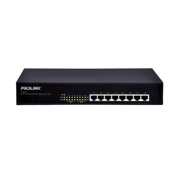 PROLINK - 8-Port PoE Gigabit Switch 10/100/1000 [PSG801P]