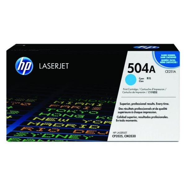 HP - CP3525/CM3530 MFP Cyan Print Cartridge [CE251A]