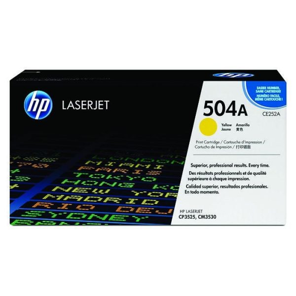 HP - CP3525/CM3530 MFP Yellow Print Cartridge [CE252A]