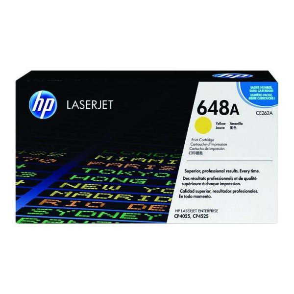HP - LaserJet CP4025/4525 Yellow Prt Cartridge [CE262A]