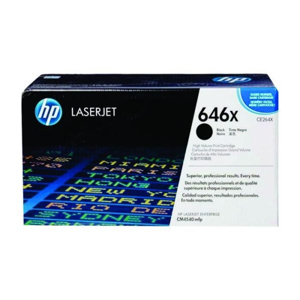 HP - LaserJet CM4540 MFP 18K Blk Prt Cartridge [CE264X]