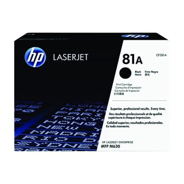 HP - 81A Black LaserJet Toner Cartridge [CF281A]