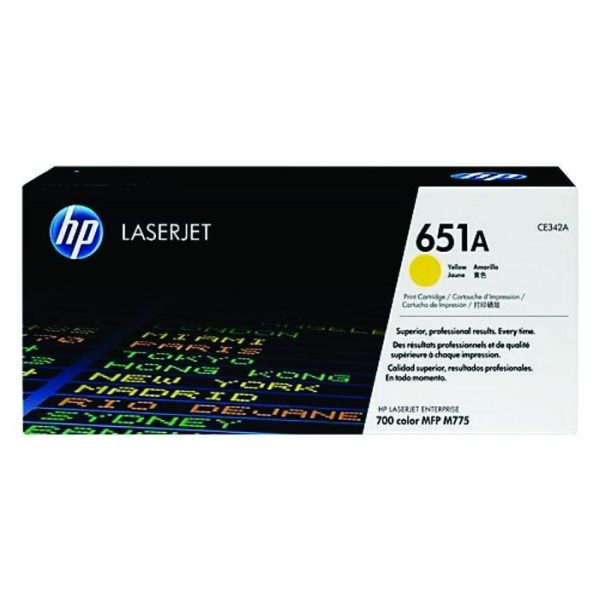 HP - LaserJet 700 Color MFP 775 Ylw Cartridge [CE342A]
