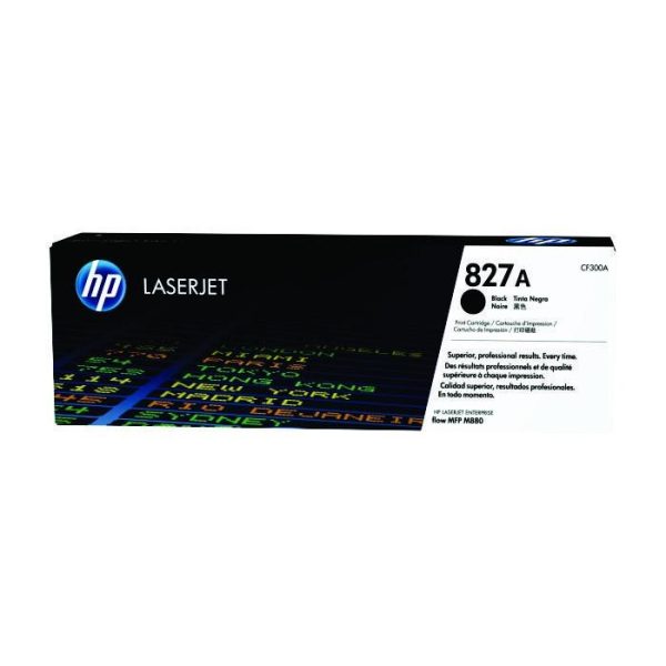 HP - 827A Black LaserJet Toner Cartridge [CF300A]