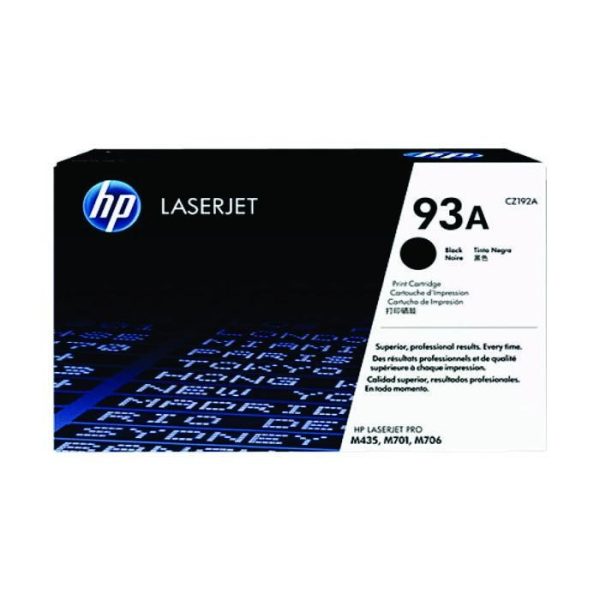 HP - 93A Black LaserJet Toner Cartridge [CZ192A]
