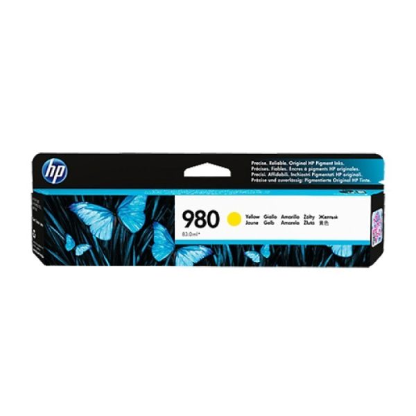 HP - 980 Yellow Original Ink Cartridge [D8J09A]