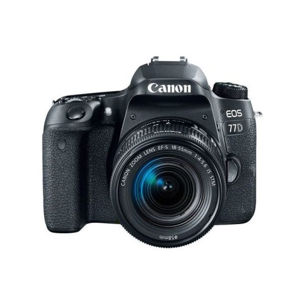 CANON - EOS 77D DSLR Camera 18-55mm Lens