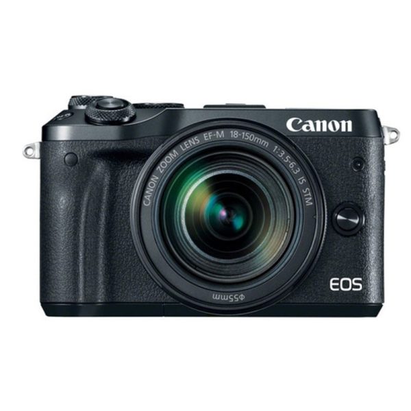 CANON - EOS M6 Mirrorless Digital 18-150mm Lens (Black)