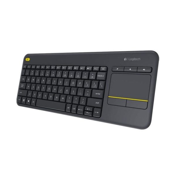 LOGITECH - K400 Plus Wireless Touch Keyboard Black AP