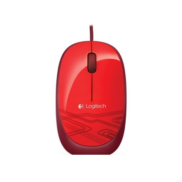 LOGITECH - M105 HD Optical Mouse Red