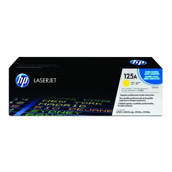 HP - LaserJet CP1215/1515 Yellow Cartridge [CB542A]