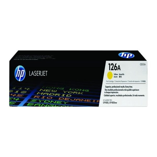 HP - CLJ CP1025 Yellow Print Cartridge [CE312A]