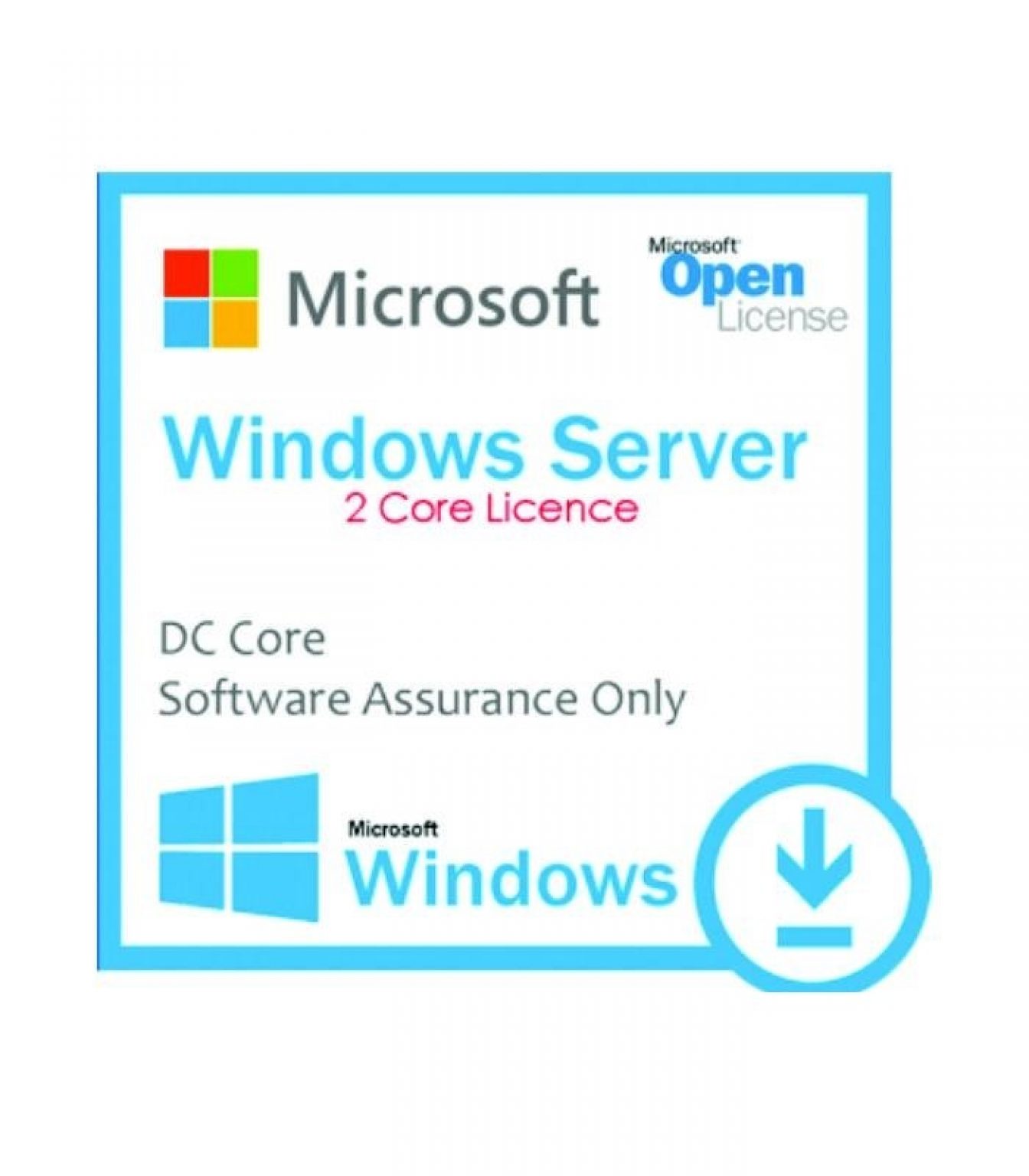 MICROSOFT - [Windows Server DC Core] WinSvrDCCore SA OLP 2Lic NL Gov CoreLic Qlfd [Pemerintah]