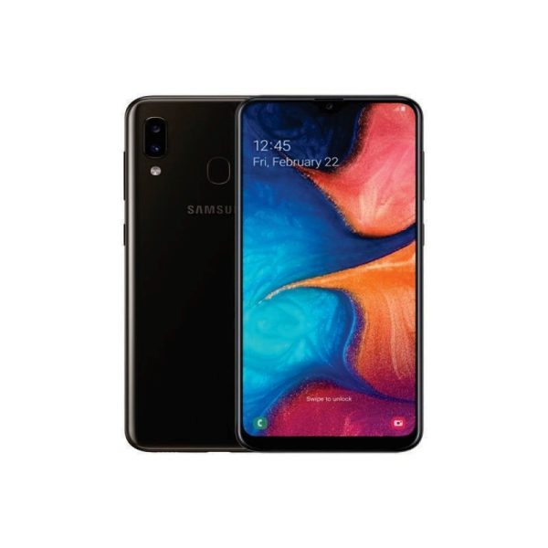 SAMSUNG - A20 Black [SM-A205FZKGXID]