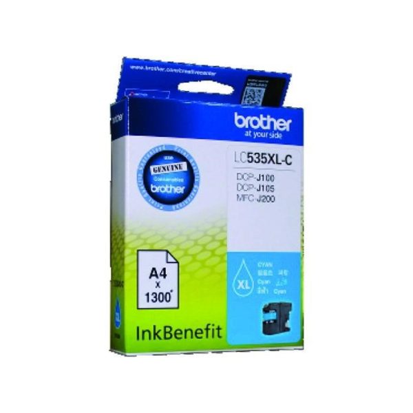 BROTHER - Cyan Ink Cartridge LC-535XLC