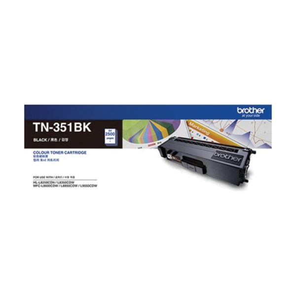 BROTHER - Black Toner Cartridge TN-351BK