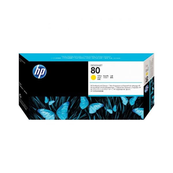 HP - No 80 Yellow Printhead [C4823A]