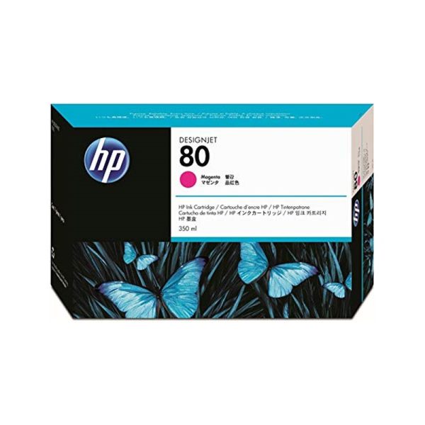 HP - No 80 Magenta Ink Cartridge, 350ml [C4847A]