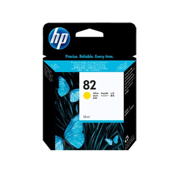 HP - 82 Yellow Ink Cartridge [CH568A]