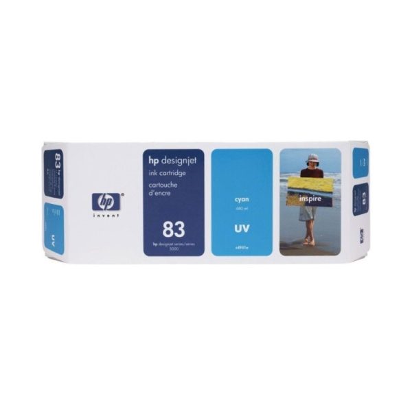 HP - No 83 UV Cyan Ink Cartridge [C4941A]