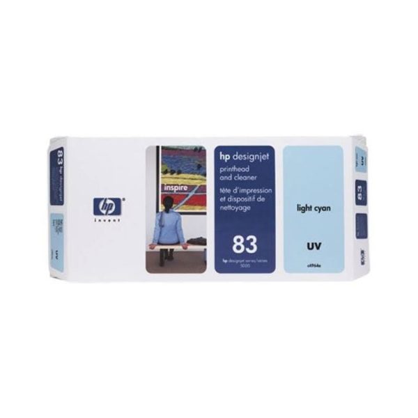 HP - No 83 UV Lt Cyan Ink Cartridge [C4944A]