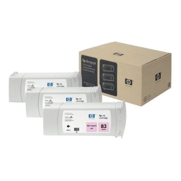HP - 83 Lt Magenta UV, 3 Ink Multi Pack [C5077A]
