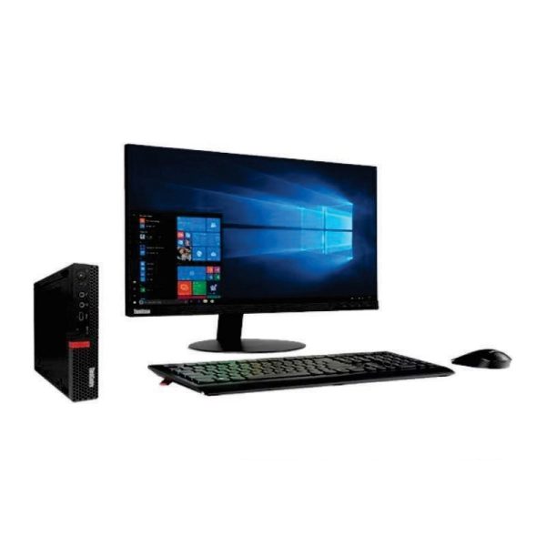 LENOVO - Tiny Desktop M720Q-9IA (i3-8100T/4GB DDR4/1TB HDD/Keyboard, USB Optical Mouse/Intel HD Graphics/DOS/21.5inch) [10T7A009IA]