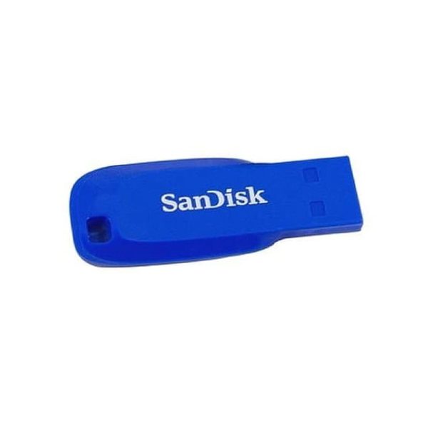 SANDISK - Cruzer Blade USB Flash Drive 16GB Electric Blue [SDCZ50C-016G-B35BE]