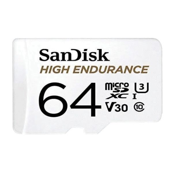 SANDISK - High Endurance microSDXC Card 64G [SDSQQNR-064G-GN6IA]