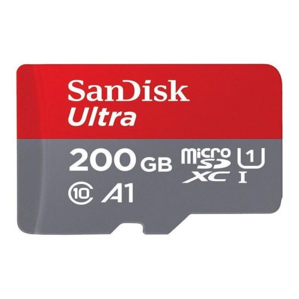 SANDISK - Ultra microSDXC 200GB [SDSQUAR-200G-GN6MN]