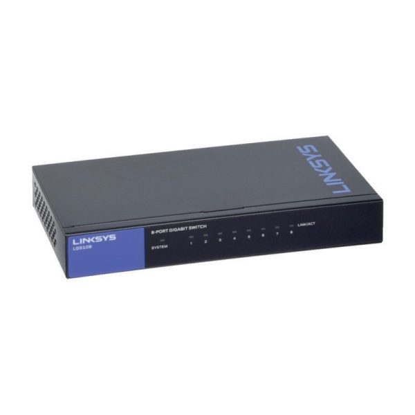 LINKSYS - 8-PORT BUSINESS DESKTOP GIGABIT SWITCH  [LGS108-AP]