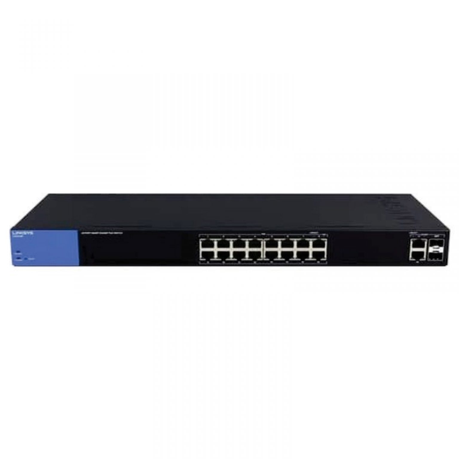 LINKSYS - 18-PORT BUSINESS SMART GIGABIT SWITCH 2 COMBO MINI-GBIC(SFP) PORT [LGS318-AP]