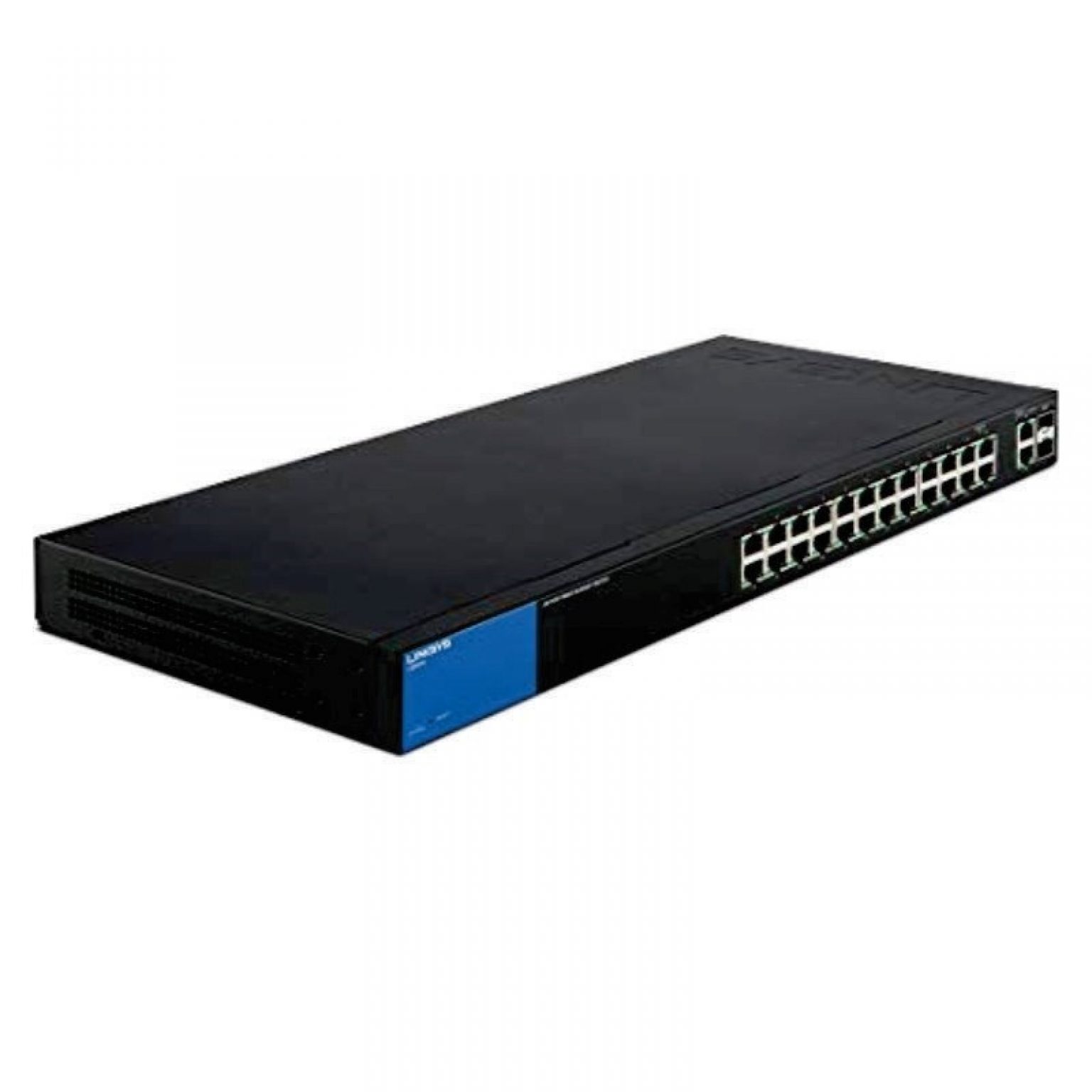 LINKSYS - 26-PORT BUSINESS SMART GIGABIT POE SWITCH 2 COMBO MINI-GBIC(SFP) PORT [LGS326P-AP]