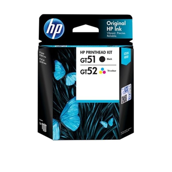 HP - GT51/52 Blk/Clr Printhead Combo 2-Pk [3JB06AA]