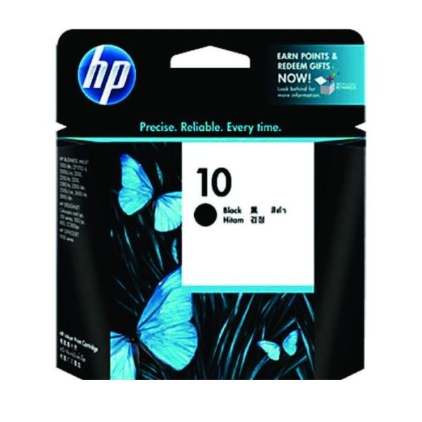 HP - No 10 Large Black Ink Cartridge [C4844A]